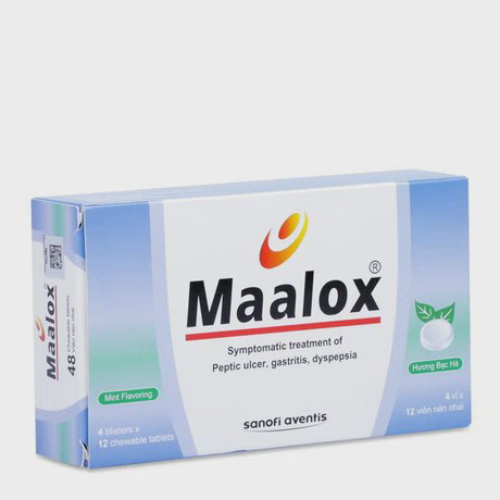 Maalox (4 vỉ x 12 viên)
