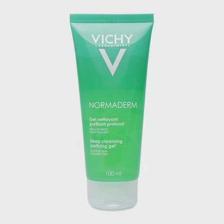 Gel rửa mặt ngăn ngừa mụn - Normaderm Deep Cleansing Purifying Gel Vichy 100ml
