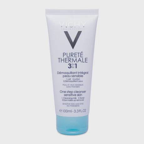 Sữa rửa mặt tẩy trang 3 tác dụng Vichy Purete Thermale One Step Cleanser 3in1 (100ml)
