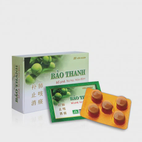 Viên Ngậm Bảo Thanh (Hộp 4 vỉ x 5 viên)
