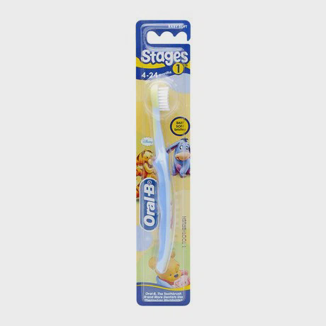 Bàn chải đánh răng cho bé từ 4 đến 24 tháng tuổi Oral-B Stage 1
