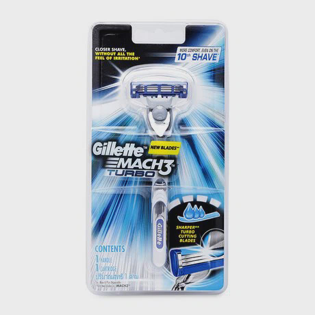 Dao cạo râu 3 lưỡi Gillette Mach 3 Turbo