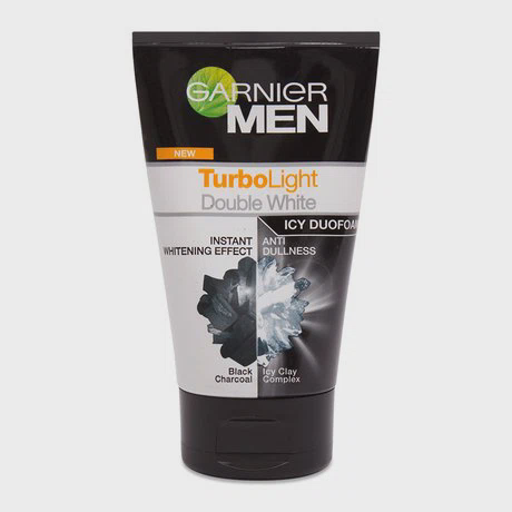 Sữa rửa mặt lõi kép sáng da giảm thâm cho nam Garnier Men Turbo Light Double White (100ml)
