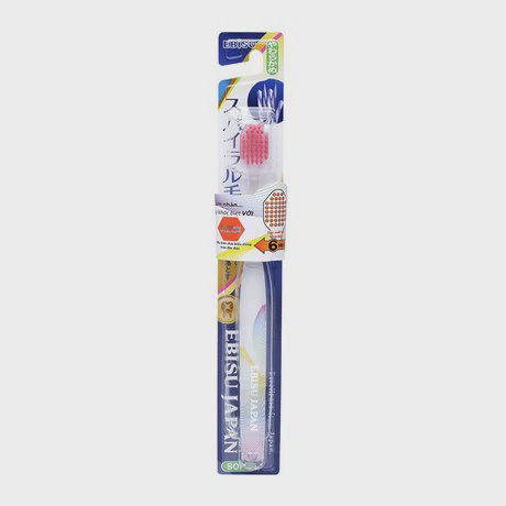 Bàn chải đánh răng lông tơ mềm mảnh Ebisu Sprial S B-80663