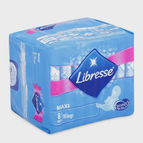 Băng vệ sinh có cánh Libresse Maxi Wings (8 miếng/gói)