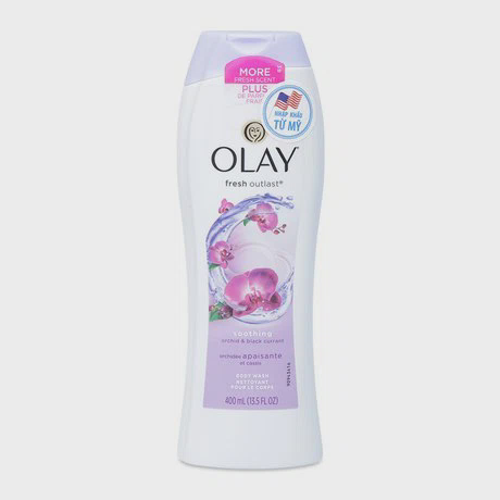 Sữa tắm Olay Fresh Outlast Soothing Orchid & Black Currant (400ml)