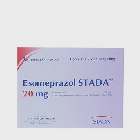 Esomeprazol Stada 20mg (Hộp 4 vỉ  x 7 viên)