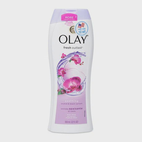 Sữa tắm Olay Soothing Soothing Orchid & Blackcurrant 650ml
