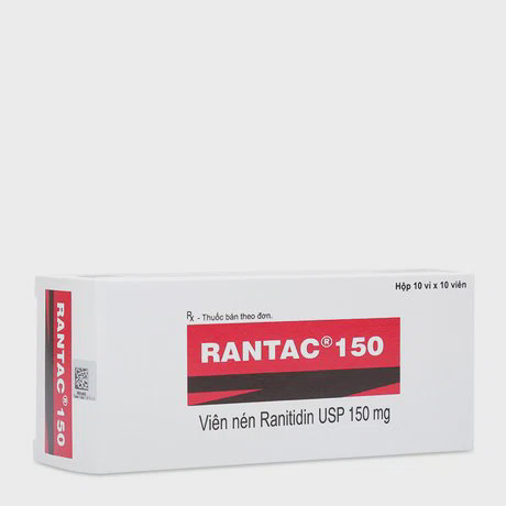 Rantac 150mg (10 vỉ x 10 viên/hộp)