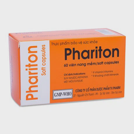 Thực phẩm bảo vệ sức khỏe Phariton (60 viên/hộp)