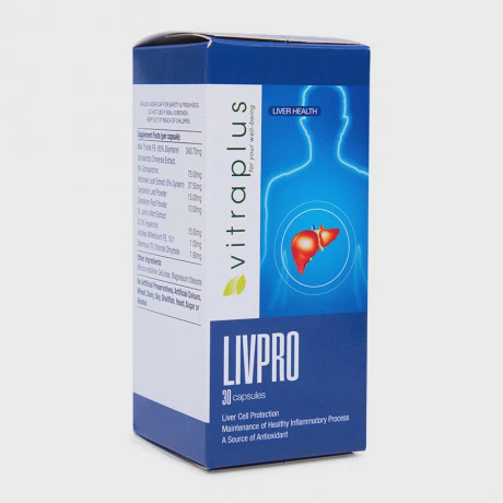 Thực phẩm chức năng bảo vệ sức khỏe Vitraplus Livpro (30 viên/hộp)