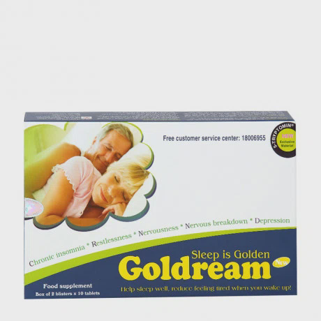 Goldream Ho Tro Ngu Ngon (Hop 20Vien)