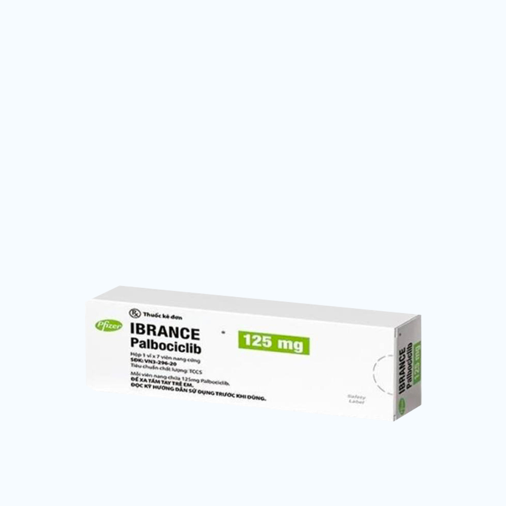 Ibrance 125mg CAP Pfizer (Hộp 1 vỉ x 7 viên)