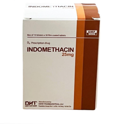 INDOMETHACIN TAB F.C 25MG BL 30HATAPHAR (HA TAY)