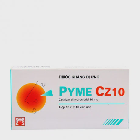 Cetirizin 10 EG (Pyme Cz) 10mg Tab  (10 Vi x 10 Vien)