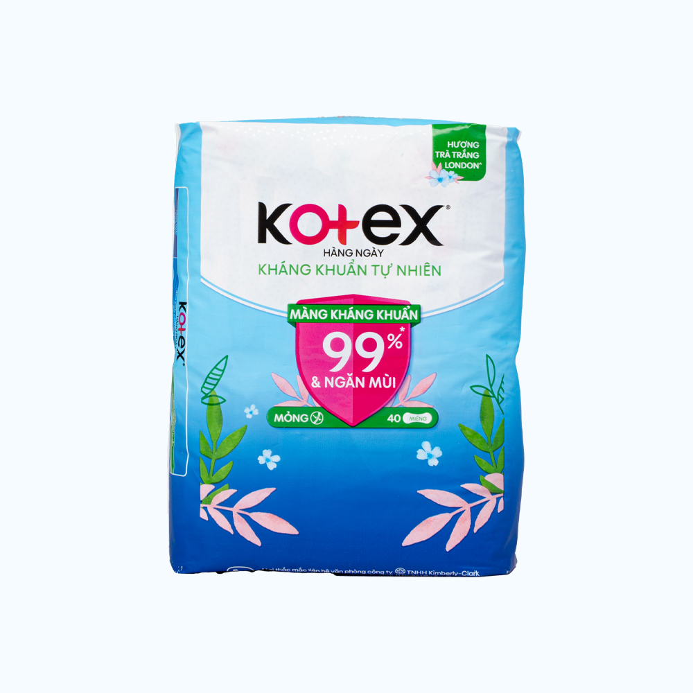 Kotex BVS Hang Ngay Huong Tu Nhien Khang Khuan 40M
