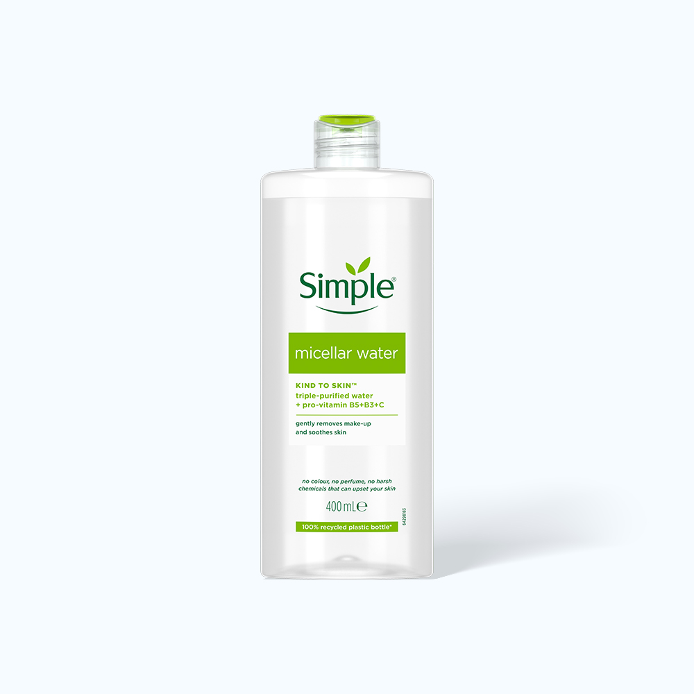 Simple Nuoc Tay Trang Cap Am Tuc Thi Nhe Nhang Lam Sach Trang Diem 400ml