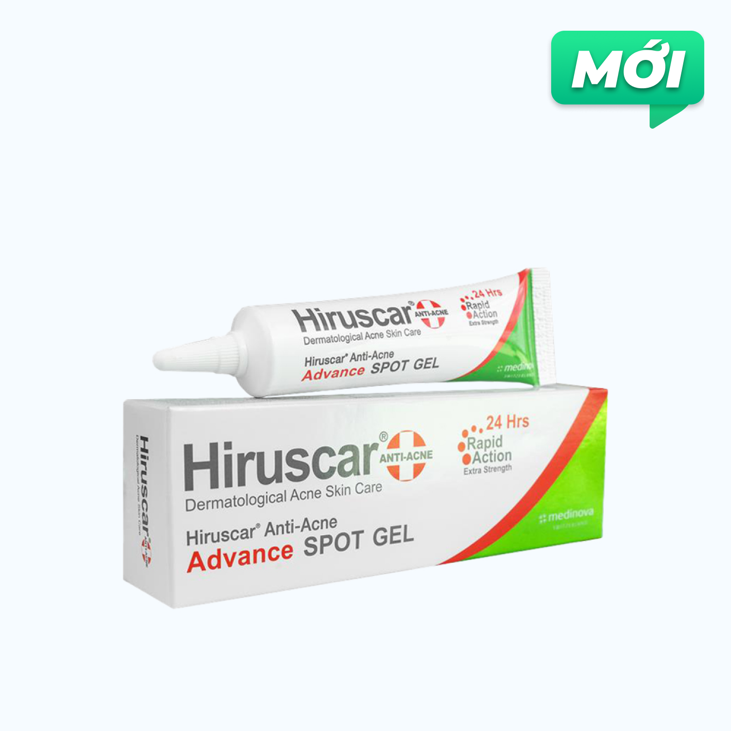 Hiruscar Anti-acne Advance Spot Gel+ Ho Tro Ngua Mun Trung Ca (10g/Tuyp)