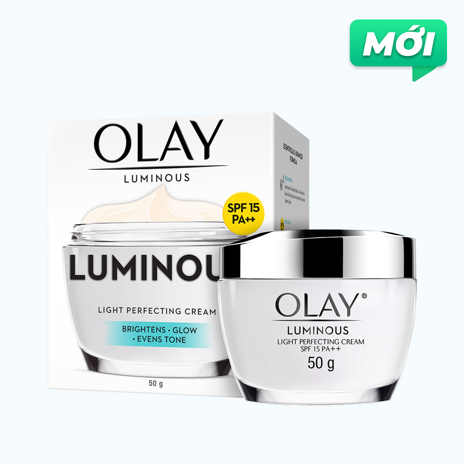 Olay Luminous Kem Duong Da Ban Ngay Ho Tro Lam Sang Da 50g/Hu