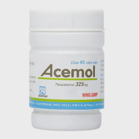 Acemol 325mg (Chai 40 viên)