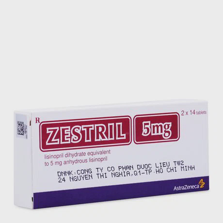 Zestril Tab 5mg (2vix14vien)
