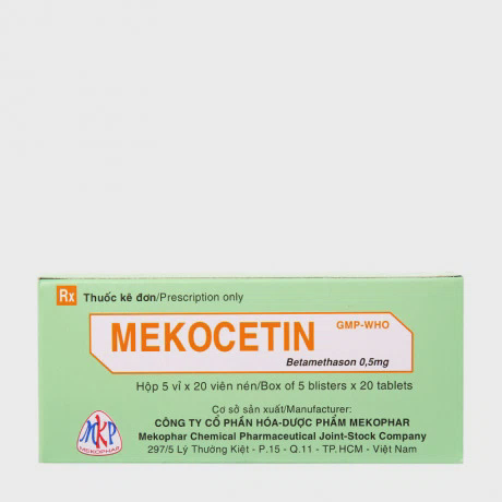 Mekocetin 0.5mg ( 5vi x 20vien)