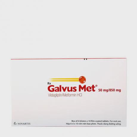 Galvus Met 50Mg/850Mg(6vix10vien)
