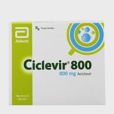 Ciclevir 800 Glomed (10Vi x 5Vien)