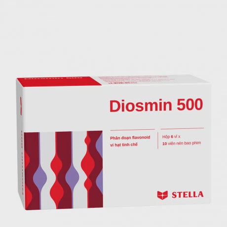 Diosmin Stella 500mg(6Vi x 10vien)