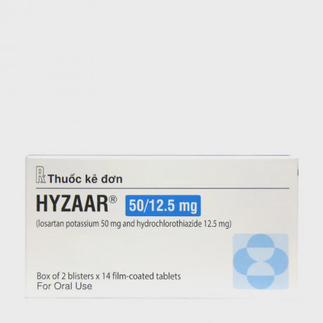 Hyzaar Tab 50/12,5mg (2 Vi x 14 Vien)