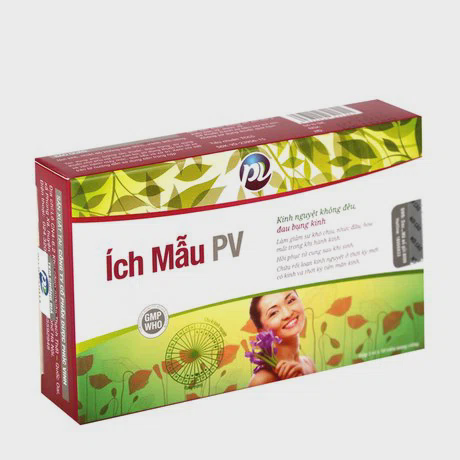 Ích Mẫu PV (Hộp 2 vỉ x 10 viên)