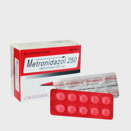 Metronidazol 250mg DHG (10 Vi X 10 Vien)