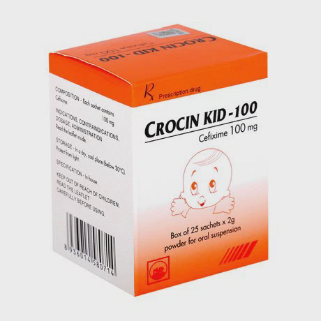 Crocin 100mg Kid (Hop/25 goi)