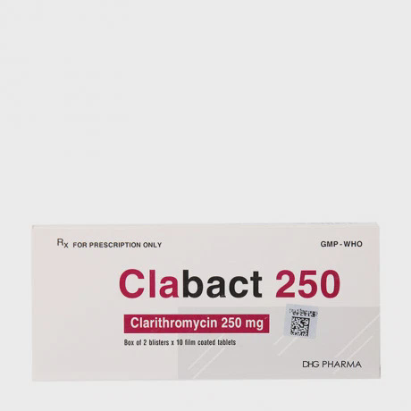 Clabact 250mg (2 Vi x 10 Vien)