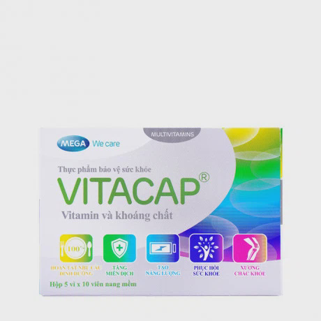 MGWC Vitacap Bo Sung Vitamin & Khoang Chat(Hop 5 Vi X 10 Vien)