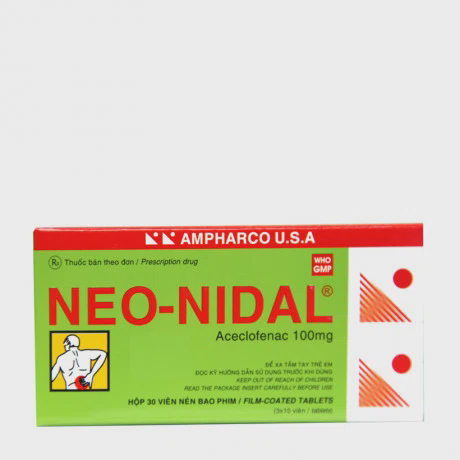 Neo-Nidal 100mg (3 Vi x 10 Vien)