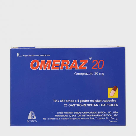 Omeraz 20mg ( 5 Vi x 4 Vien)