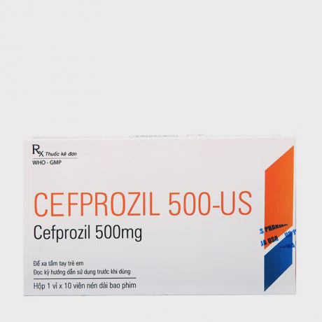 Cefprozil 500-US ( 1 Vi x 10 Vien)