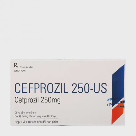 Cefprozil 250-US ( 1 Vi x 10 Vien)