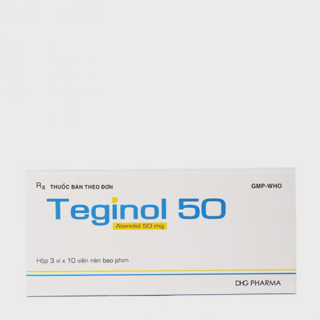 Teginol 50mg (3 Vi x 10 Vien)