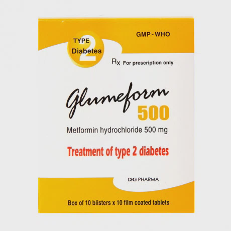 Glumeform 500mg (10Vi x 10Vien)