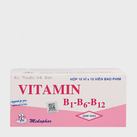 Vitamin B1-B6-B12 (10Vi x 10Vien)Mekophar