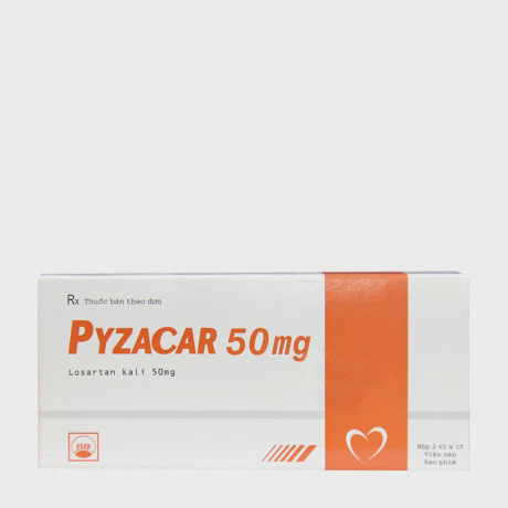 Pyzacar 50mg (2Vi x 15Vien)