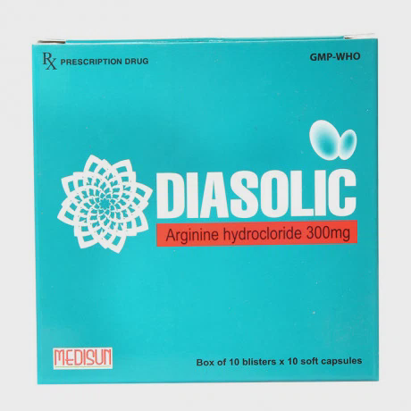 Diasolic 300mg (10 vỉ x 10 viên/hộp)