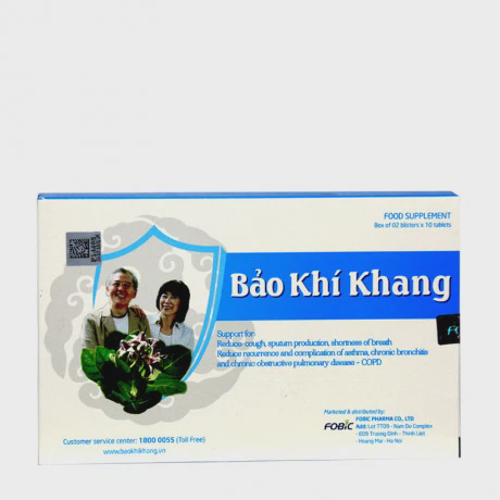 FOBIC Bao Khi Khang Giam Dom, Ho, Kho Tho (2Vi X 10Vien)