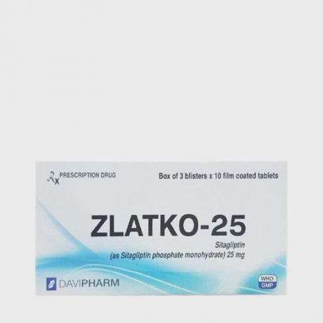 Zlatko 25mg (3Vi x 10Vien)