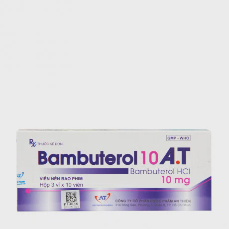 Bambuterol 10mg A.T(3vi x 10vien)