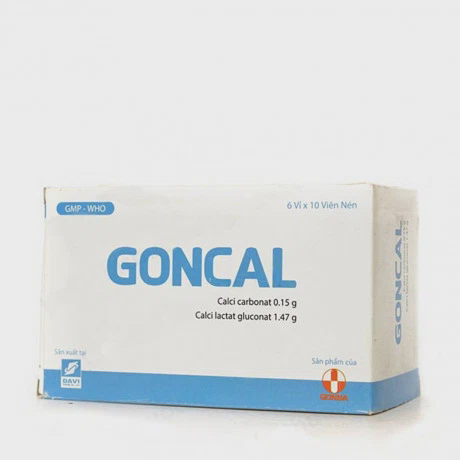 Goncal  1,47g/0,15g (6vi x 10vien)