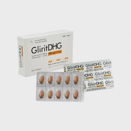 GLUMEBEN 500mg/2,5mg (3vi x 10vien) (Glirit)