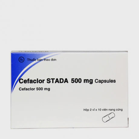 Cefaclor Stada 500mg (2vi x 10vien)
